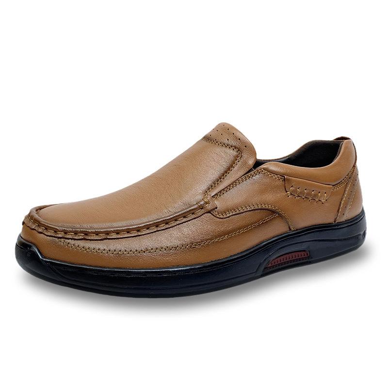 Leather shoes men s leather spring new Korean version of the elderly business soft sole dad shoes versatile casual black men s shoes 44 коричневый
Leather shoes men s leather spring new Korean version of the elderly business soft sole dad shoes versatile casual black men s shoes 44 коричневый