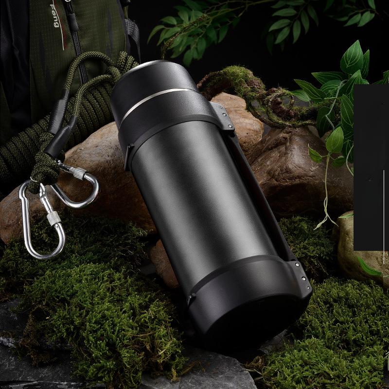Stainless Steel Thermal Pot Outdoor Portable Army Green Large Capacity Travel Pot for Camping Hiking 1800ml чорний
Stainless Steel Thermal Pot Outdoor Portable Army Green Large Capacity Travel Pot for Camping Hiking 1800ml чорний