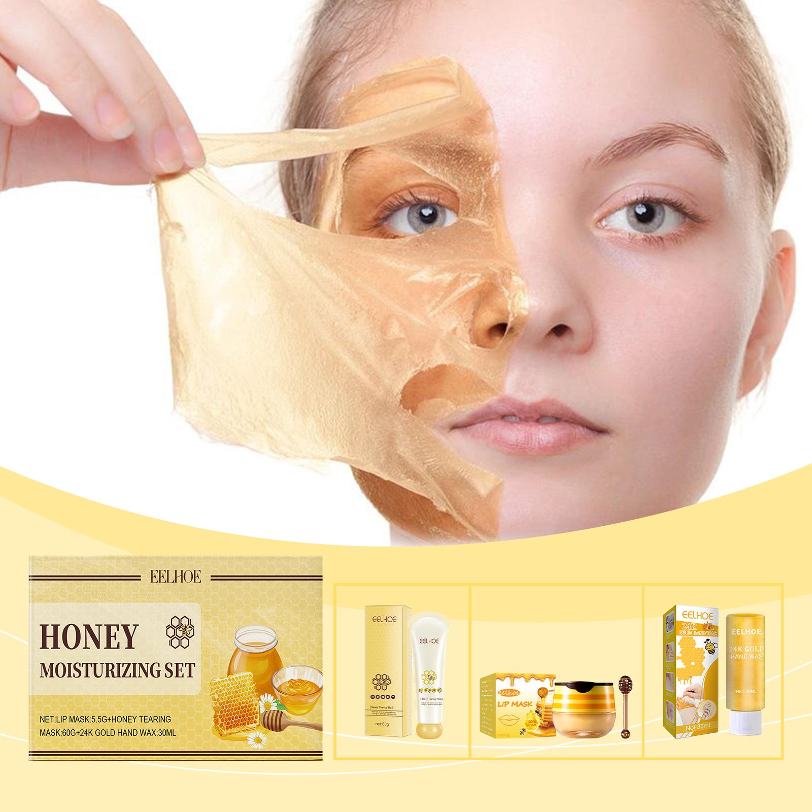 EELHOE Honey Series Moisturizing Exfoliating Set Cleansing Skin Gentle Exfoliation Nourishing Moisturizing Set
EELHOE Honey Series Moisturizing Exfoliating Set Cleansing Skin Gentle Exfoliation Nourishing Moisturizing Set