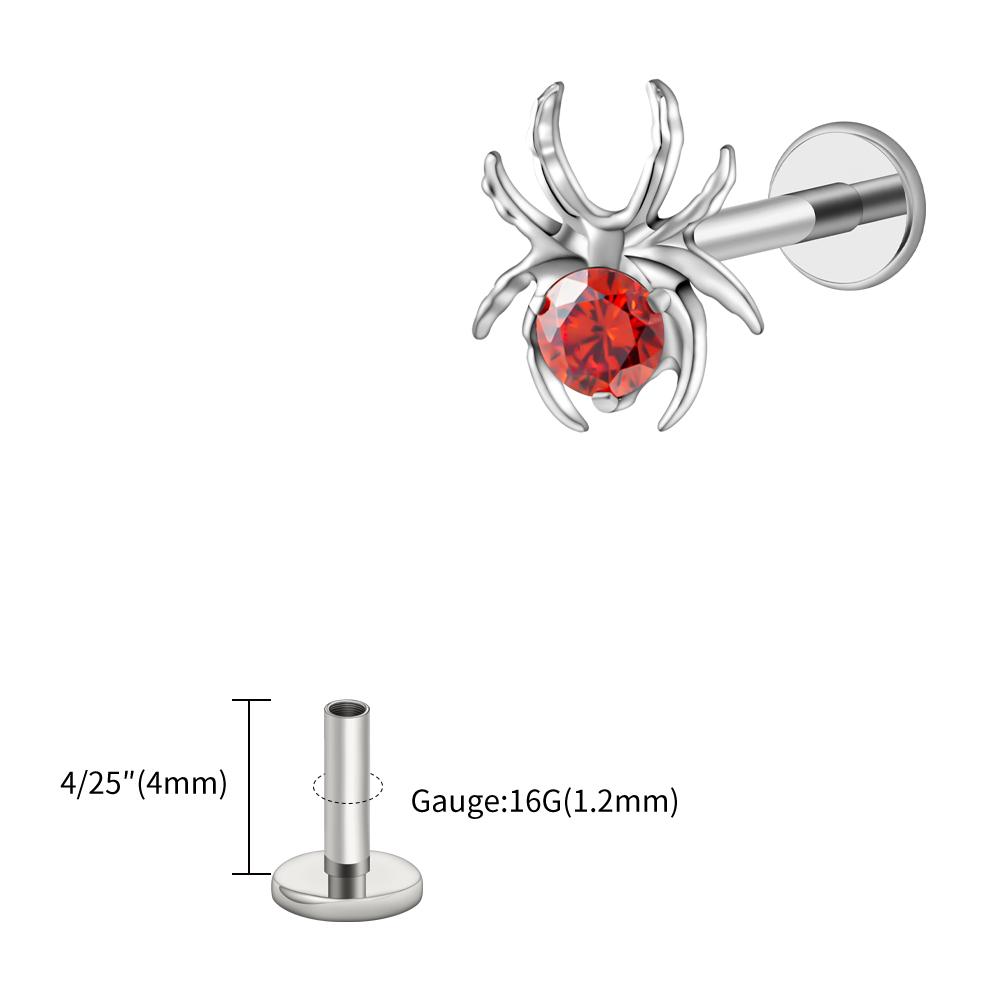 Right Grand ASTM F136 Titanium 16G CZ Spider Cartilage Earring Animal Spider Helix Tragus Lobe Stud Halloween Piercing Jewelry
Right Grand ASTM F136 Titanium 16G CZ Spider Cartilage Earring Animal Spider Helix Tragus Lobe Stud Halloween Piercing Jewelry
