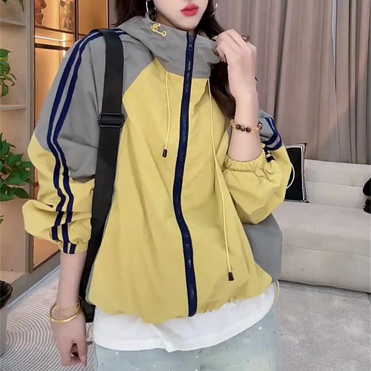 Women s Color-Block Sun Protection Jacket: Spring/Summer 2025 Casual, Loose, Versatile Thin Windbreaker Sunscreen Medium
Women s Color-Block Sun Protection Jacket: Spring/Summer 2025 Casual, Loose, Versatile Thin Windbreaker Sunscreen Medium