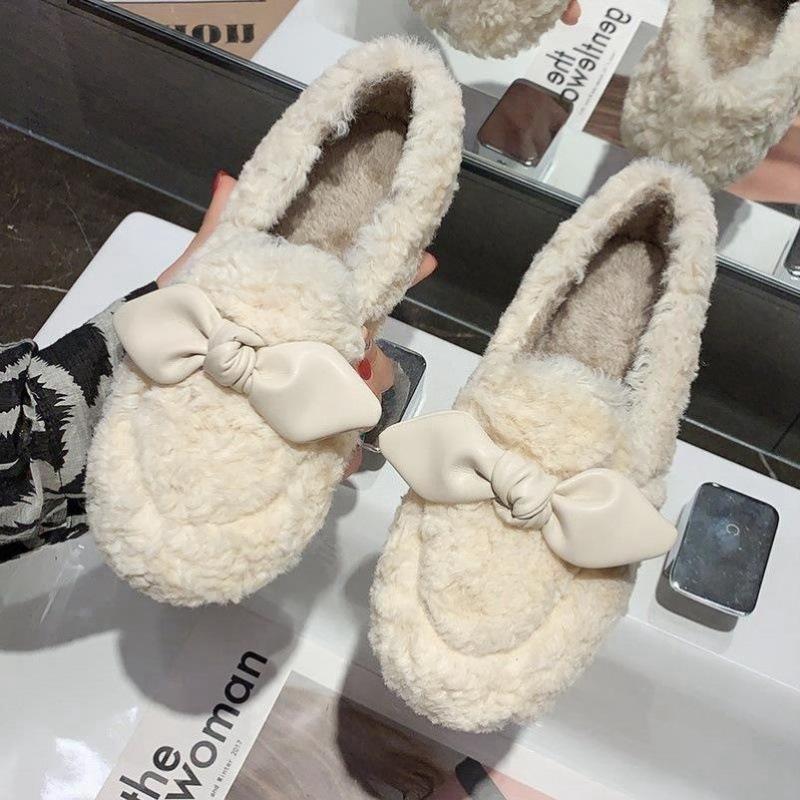 Mao Mao Doudou shoes women s new autumn and winter outer wear velvet flat-bottomed versatile bow cotton shoes outer wear lazy shoes 35 чорний
Mao Mao Doudou shoes women s new autumn and winter outer wear velvet flat-bottomed versatile bow cotton shoes outer wear lazy shoes 35 чорний