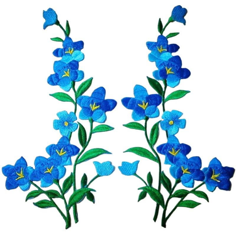 1/2pcs Nice Blue Flower Patch Embroidered Iron on Patches for Clothing Sticker Garment Appliques DIY
1/2pcs Nice Blue Flower Patch Embroidered Iron on Patches for Clothing Sticker Garment Appliques DIY