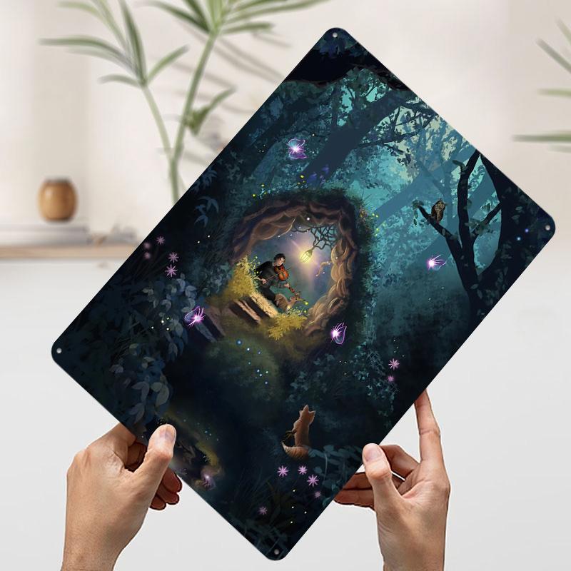 Enchanted Forest Music Metal Poster Customized Wall Art Retro Vintage Tinplate Signs for Bedroom Decoration Room Office Decor 7.9x11.8In(20x30cm)
Enchanted Forest Music Metal Poster Customized Wall Art Retro Vintage Tinplate Signs for Bedroom Decoration Room Office Decor 7.9x11.8In(20x30cm)
