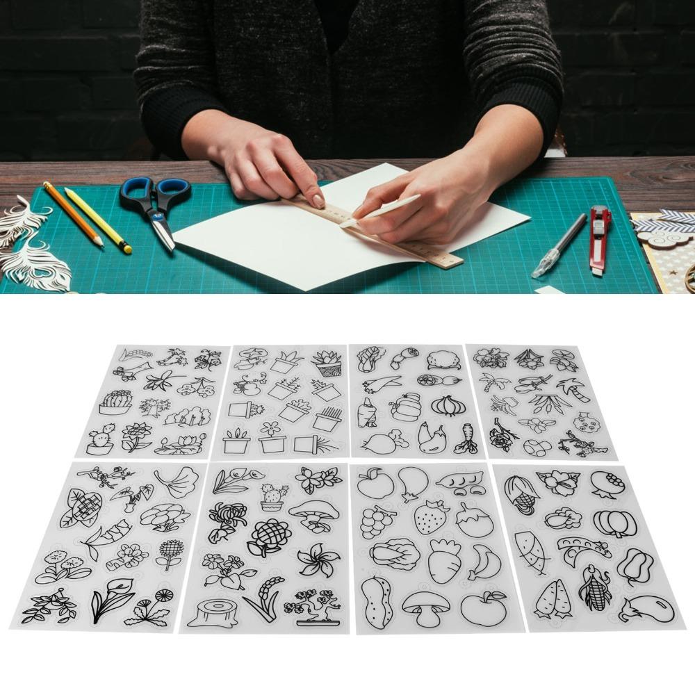 8pcs Colorable Sheets Heat Shrink Sheet BOPS Shrinky Dink Paper Home Decorations Vegetables&Plant
8pcs Colorable Sheets Heat Shrink Sheet BOPS Shrinky Dink Paper Home Decorations Vegetables&Plant