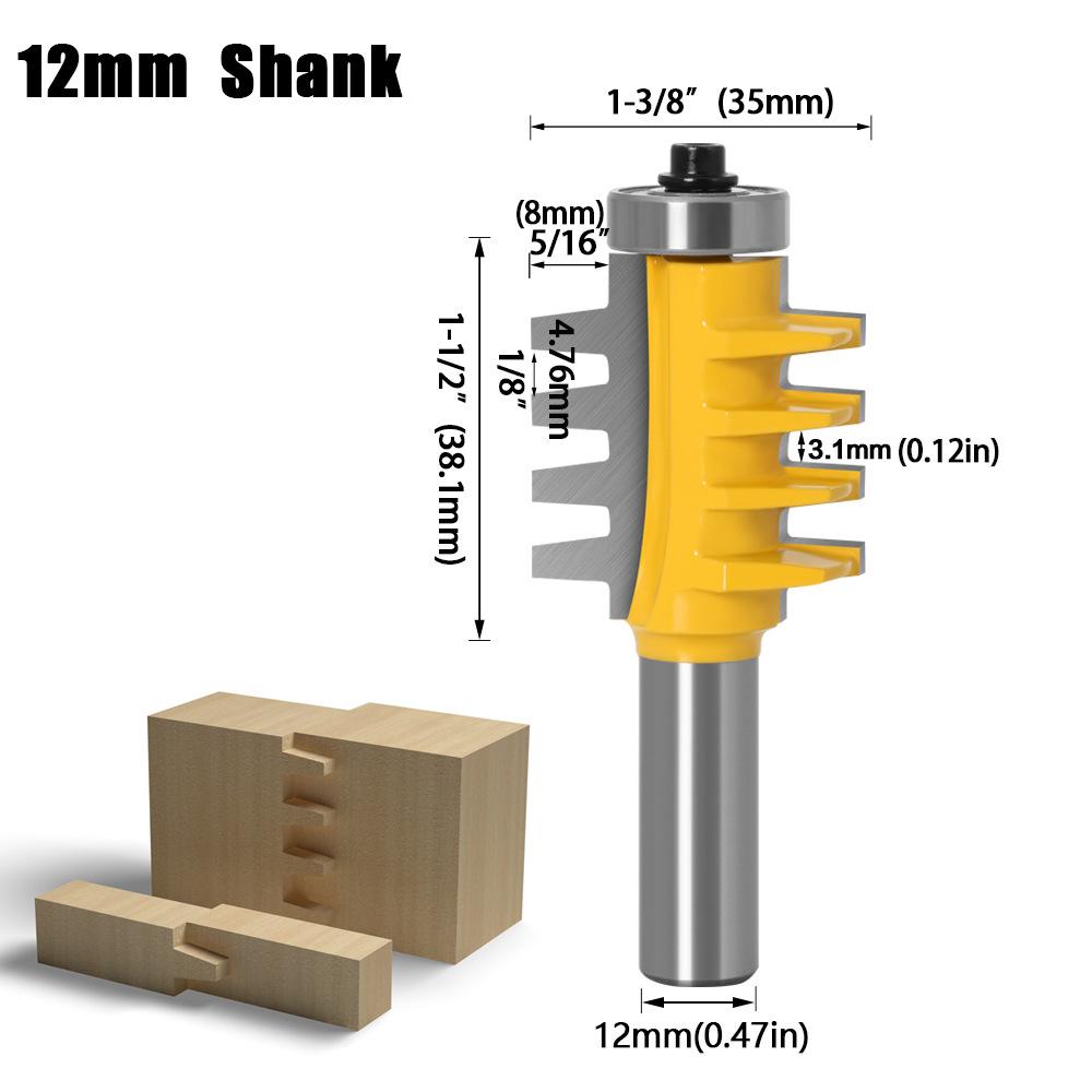 8-Handle High-Grade Taper Tenon Cutter, Jigsaw Cutter, Finger Joint Cutter, Router Cutter, Woodworking Milling Cutter, Engraving Machine, Cutter Cone Tooth Mortise 12 * 38.1-Yellow
8-Handle High-Grade Taper Tenon Cutter, Jigsaw Cutter, Finger Joint Cutter, Router Cutter, Woodworking Milling Cutter, Engraving Machine, Cutter Cone Tooth Mortise 12 * 38.1-Yellow