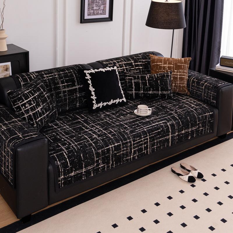 New Modern Light Luxury Sofa Cushion Universal In All Seasons, Simple High-End Simple Cover Cloth, Non-Slip Chenille Seat Cushion Cover 70*70cm
New Modern Light Luxury Sofa Cushion Universal In All Seasons, Simple High-End Simple Cover Cloth, Non-Slip Chenille Seat Cushion Cover 70*70cm
