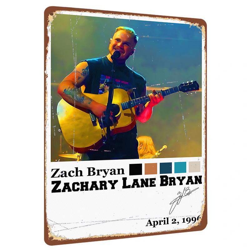 Zach Bryan Portrait Metal Wall Art American Country Music Singer Guitarist Decor for Fans 20x30cm(7.8x11.8inch)
Zach Bryan Portrait Metal Wall Art American Country Music Singer Guitarist Decor for Fans 20x30cm(7.8x11.8inch)
