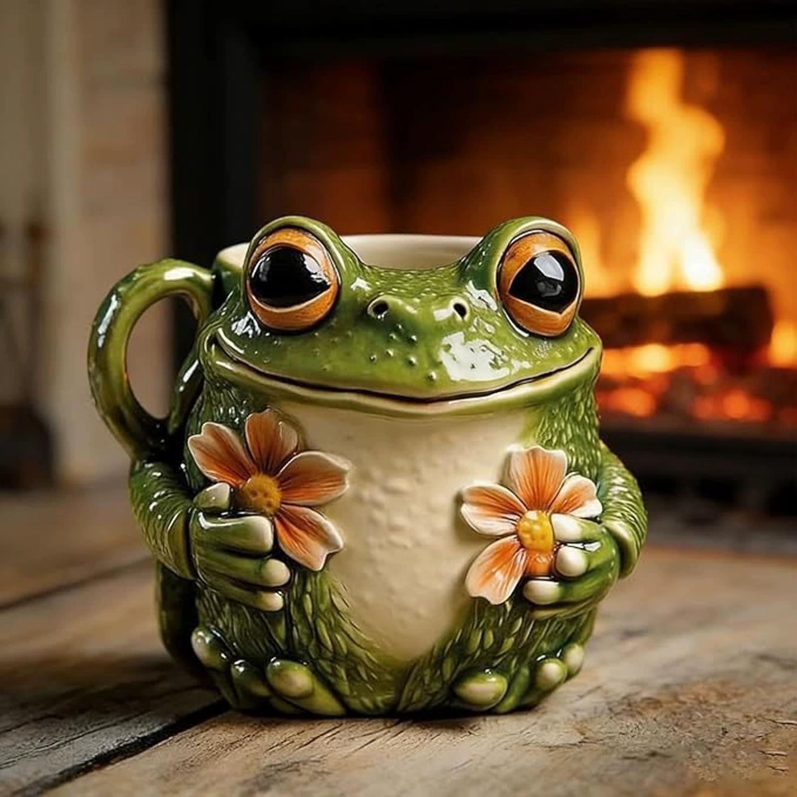 Funny Coffee Mug Resin Frog Flower Teacup Aesthetic Coffee Mug Drinkware for Outdoor Camping Hiking Adventure Fishing Picnic China Mainland
Funny Coffee Mug Resin Frog Flower Teacup Aesthetic Coffee Mug Drinkware for Outdoor Camping Hiking Adventure Fishing Picnic China Mainland