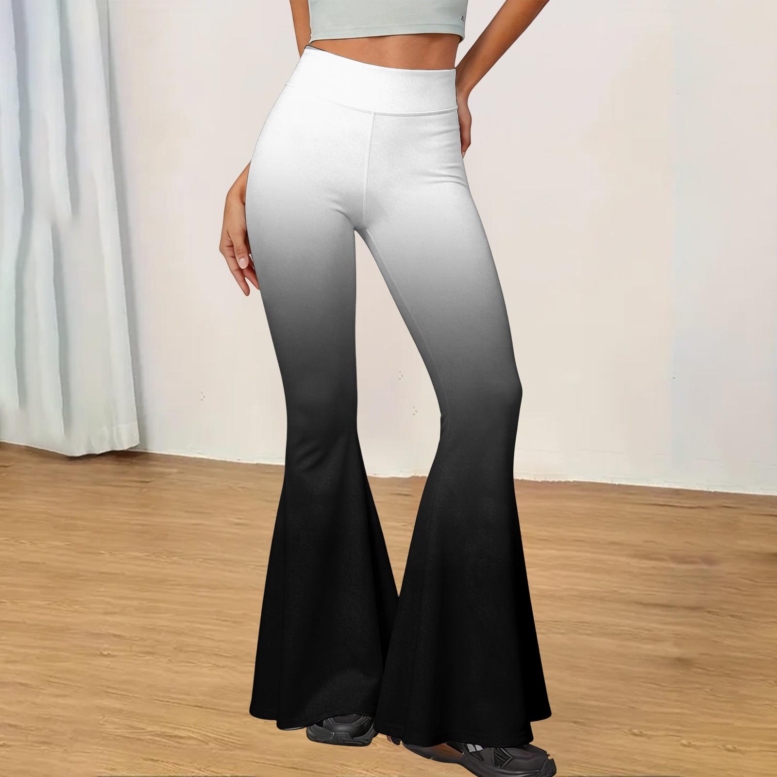 Women’s High Waist Flared Yoga Pants Gradient Print Slim Fit Stretch Casual Bell Bottom Trousers for Everyday Wear L чорний
Women’s High Waist Flared Yoga Pants Gradient Print Slim Fit Stretch Casual Bell Bottom Trousers for Everyday Wear L чорний