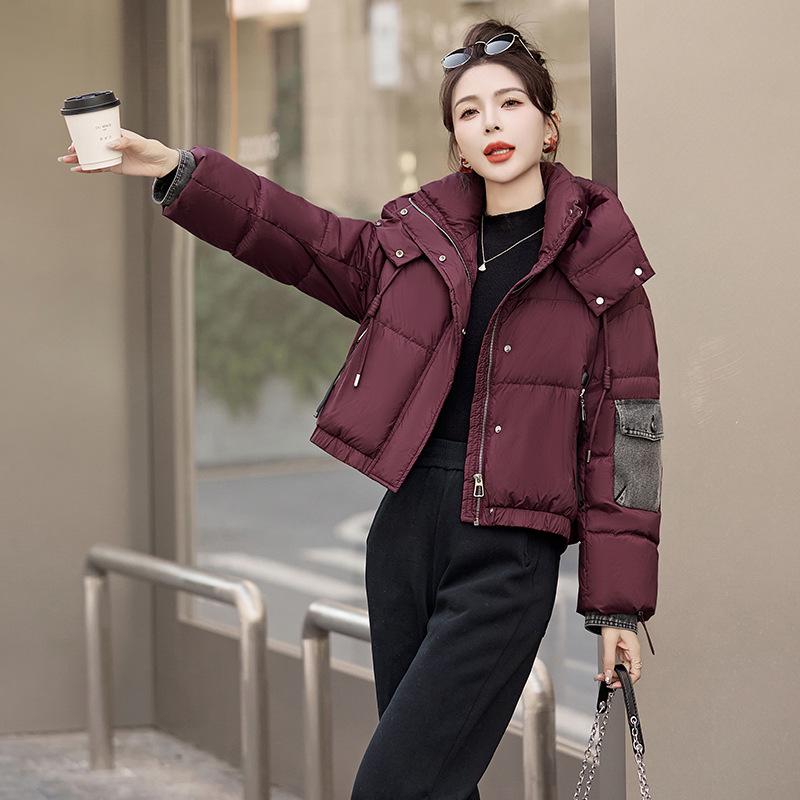 Women s Petite Korean Style Denim Patchwork Puffer Jacket - Thick White Duck Down Winter Outerwear L (120-140 jin)
Women s Petite Korean Style Denim Patchwork Puffer Jacket - Thick White Duck Down Winter Outerwear L (120-140 jin)