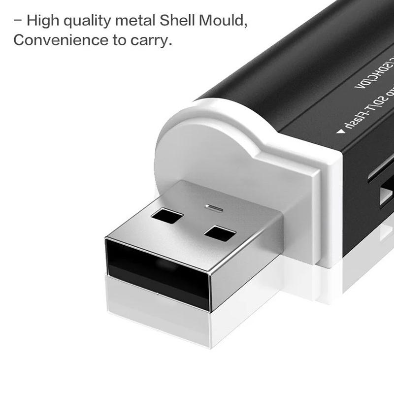Высокоскоростной многофункциональный USB 2.0 универсальный считыватель карт памяти для T-Flash Mmc Sdhc Ms Pro Duo Tf M2 Memory Stick A5
Высокоскоростной многофункциональный USB 2.0 универсальный считыватель карт памяти для T-Flash Mmc Sdhc Ms Pro Duo Tf M2 Memory Stick A5