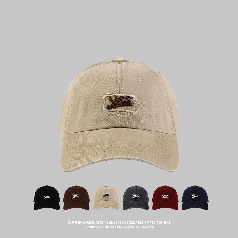 Washed Embroidered Letters Soft Top Baseball Hat for Women s Autumn New Versatile Sun Visor Couple s Baseball Hat Adjustable
Washed Embroidered Letters Soft Top Baseball Hat for Women s Autumn New Versatile Sun Visor Couple s Baseball Hat Adjustable