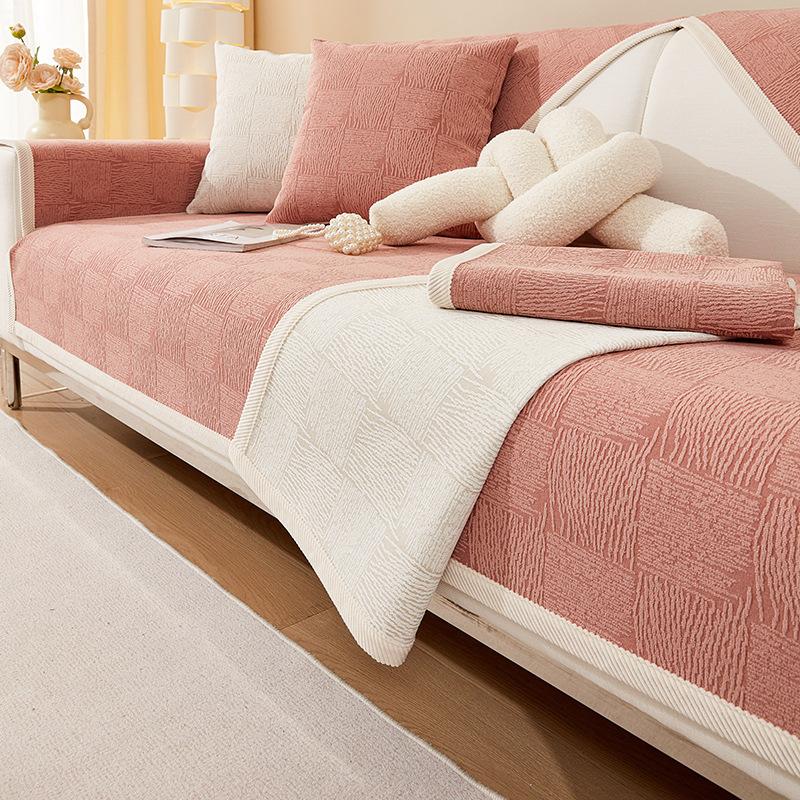 Кремовая подушка для дивана из синели, универсальная простая современная новая подушка для сиденья, нескользящая подушка, полотенце на спинку 70*70cm
Кремовая подушка для дивана из синели, универсальная простая современная новая подушка для сиденья, нескользящая подушка, полотенце на спинку 70*70cm