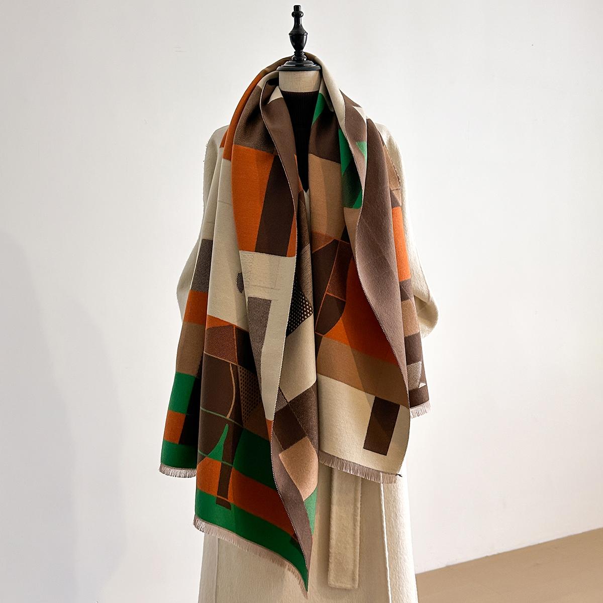 Elegance Women S Two-Sided Printed Scarf - Soft Warm Fringed Pashmina Shawl, Autumn & Winter Outdoor Coldproof
Elegance Women S Two-Sided Printed Scarf - Soft Warm Fringed Pashmina Shawl, Autumn & Winter Outdoor Coldproof