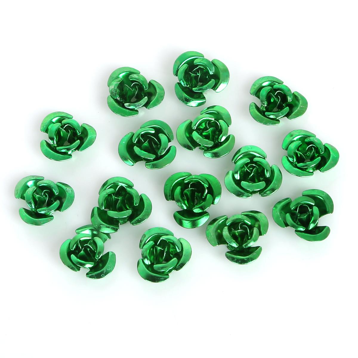 100 шт., алюминиевые украшения в форме роз, производство, свадебная вечеринка, сделай сам, украшения, разноцветные бусины, украшение для дома 12mm зелёный
100 шт., алюминиевые украшения в форме роз, производство, свадебная вечеринка, сделай сам, украшения, разноцветные бусины, украшение для дома 12mm зелёный