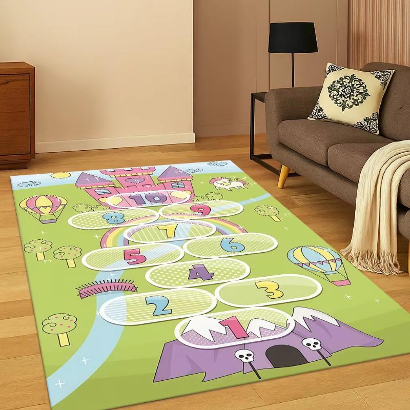 Interactive Hopscotch Play Carpet Living Room Rug for Children Bedroom Soft Floor Mat Kid Game Area Decor Mat Home Doormat 40x60CM
Interactive Hopscotch Play Carpet Living Room Rug for Children Bedroom Soft Floor Mat Kid Game Area Decor Mat Home Doormat 40x60CM