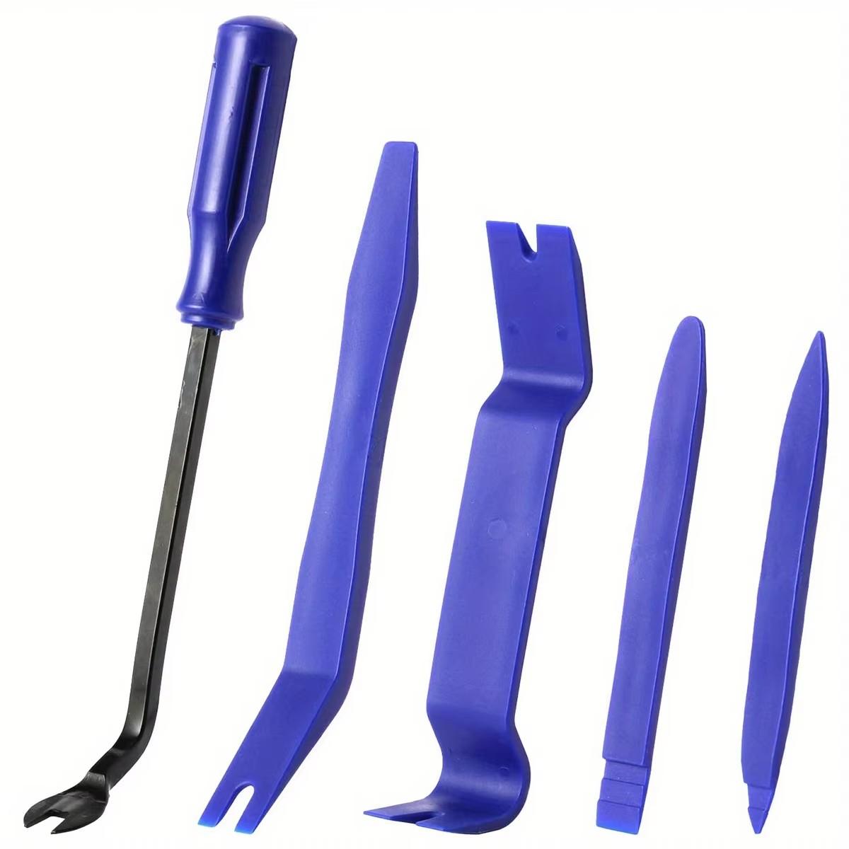 19Pcs Trim Removal Tool Set & Clip Plier Upholstery Remover Nylon Motorcycle Panel Removal Set with Portable Storage Bag
19Pcs Trim Removal Tool Set & Clip Plier Upholstery Remover Nylon Motorcycle Panel Removal Set with Portable Storage Bag
