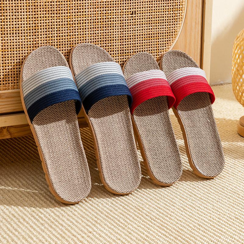 Linen slippers household thick bottom straw weaving men and women summer cool slippers home indoor non-slip Size 35-36 червоний
Linen slippers household thick bottom straw weaving men and women summer cool slippers home indoor non-slip Size 35-36 червоний