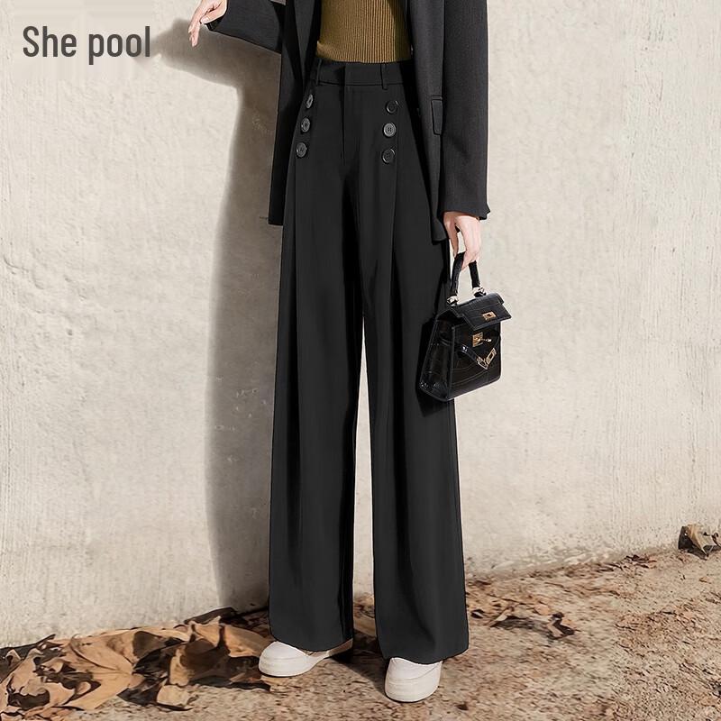 Women s High-Waist Wide-Leg Casual Suit Pants S
Women s High-Waist Wide-Leg Casual Suit Pants S