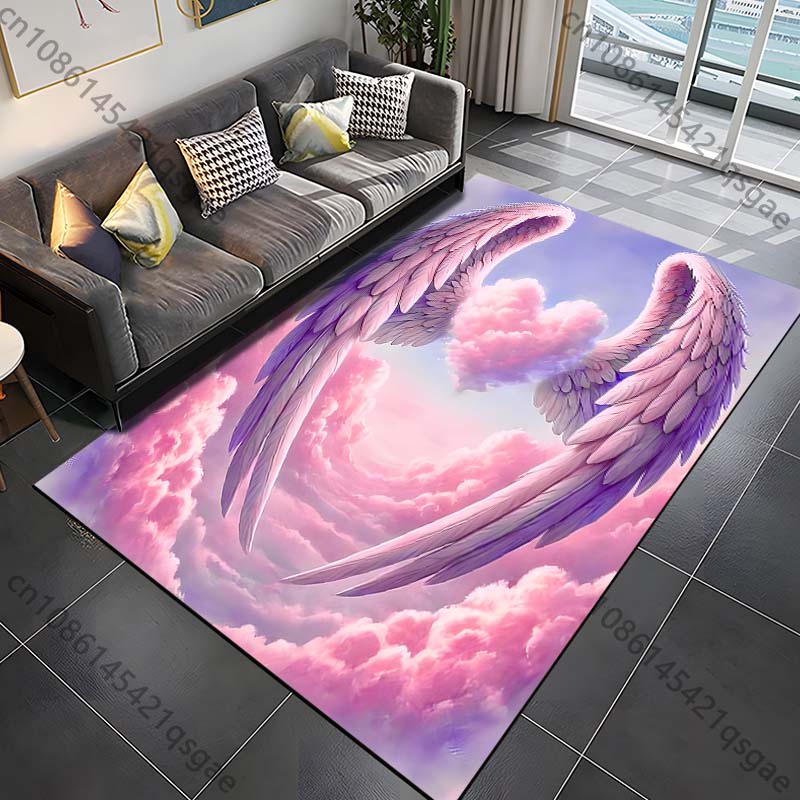 1PC Pink cloud heart wings Print Carpet Rug for Living Room Bedroom Sofa Doormat Home Decor Non-slip Floor Mat 40x60cm
1PC Pink cloud heart wings Print Carpet Rug for Living Room Bedroom Sofa Doormat Home Decor Non-slip Floor Mat 40x60cm