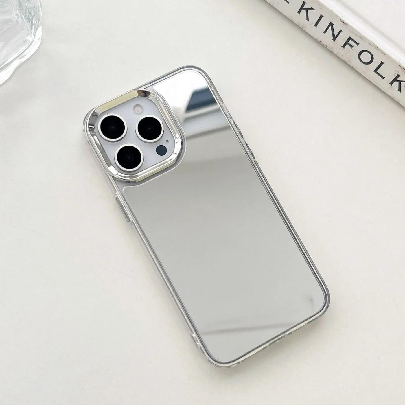 For iPhone 16 15 14 13 12 11 Pro Max Plating Make Up Mirror Phone Case Hard Acrylic Protective Bumber Cove Girl Women iPhone 13 Pro
For iPhone 16 15 14 13 12 11 Pro Max Plating Make Up Mirror Phone Case Hard Acrylic Protective Bumber Cove Girl Women iPhone 13 Pro