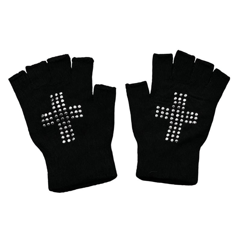 Fingerless Knit Gloves With Embellished Pattern Design Soft Acrylic For Fall Winter Warm Solid Color Unisex Accessories 1
Fingerless Knit Gloves With Embellished Pattern Design Soft Acrylic For Fall Winter Warm Solid Color Unisex Accessories 1
