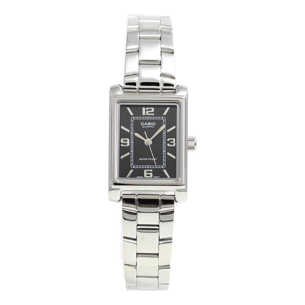 Casio LTP-1234DD-1A Quartz Women s Watch Stainless Steel Black Dial Water Resistant
Casio LTP-1234DD-1A Quartz Women s Watch Stainless Steel Black Dial Water Resistant