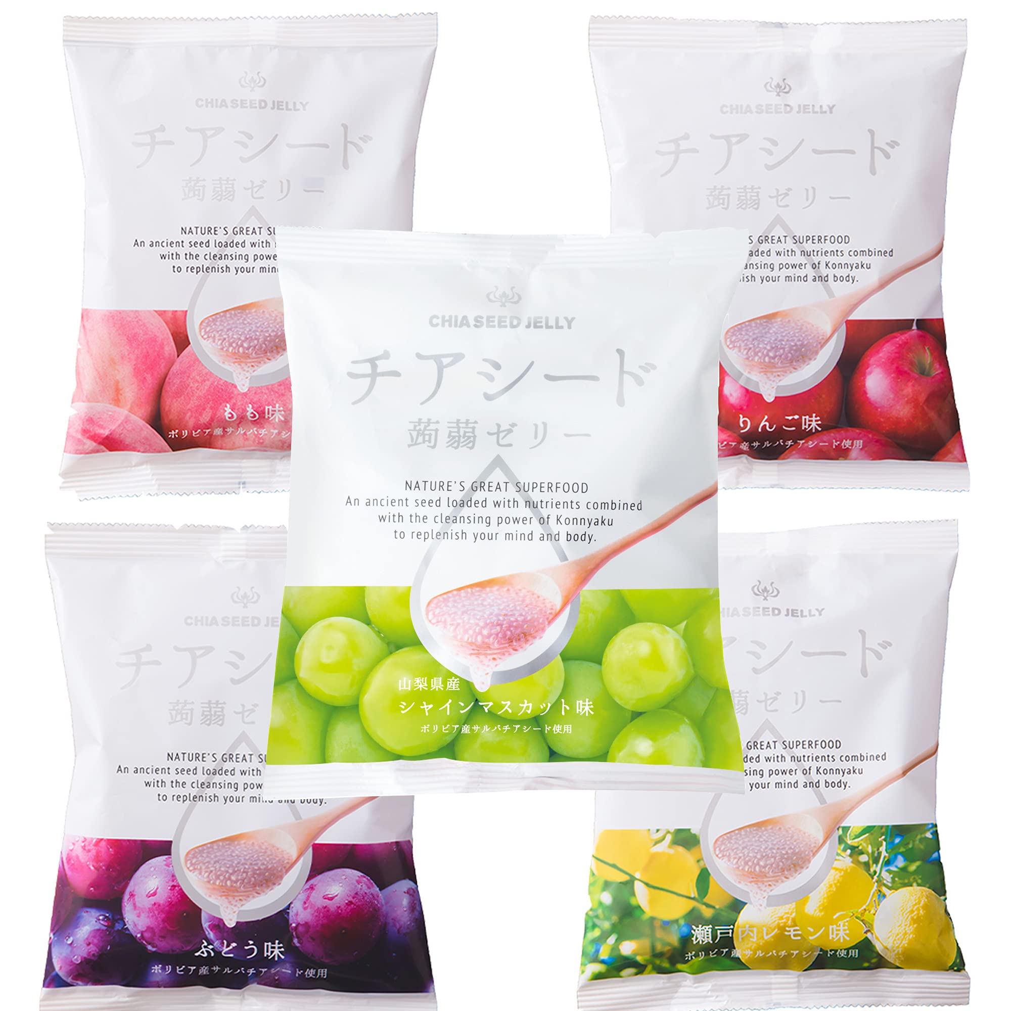 Konjac Jelly with Bolivian Chia Set pieces per New Shine Muscat Setouchi and 5 total Healthy Konjac Jelly Jelly Snack Chia Seed Beet Sugar Seeds,
Konjac Jelly with Bolivian Chia Set pieces per New Shine Muscat Setouchi and 5 total Healthy Konjac Jelly Jelly Snack Chia Seed Beet Sugar Seeds,