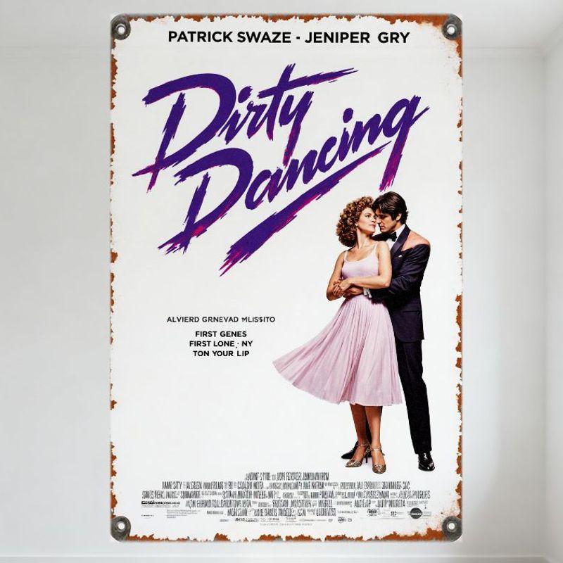 Dirty Dancing Vintage Metal Tin Sign Patrick Swayze & Jennifer Grey Movie Poster Wall Art Decor for Man Cave Bar Home Cafe 80s N 20x30cm(7.8x11.8inch)
Dirty Dancing Vintage Metal Tin Sign Patrick Swayze & Jennifer Grey Movie Poster Wall Art Decor for Man Cave Bar Home Cafe 80s N 20x30cm(7.8x11.8inch)