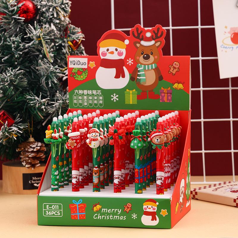 36Pcs Christmas Holiday Gel Pen Gift Pen Blue Refill Student Prize Gift Writing Tools Holiday Gift Novelty Stationery Teacher Party Favors Stocking Se Random style
36Pcs Christmas Holiday Gel Pen Gift Pen Blue Refill Student Prize Gift Writing Tools Holiday Gift Novelty Stationery Teacher Party Favors Stocking Se Random style