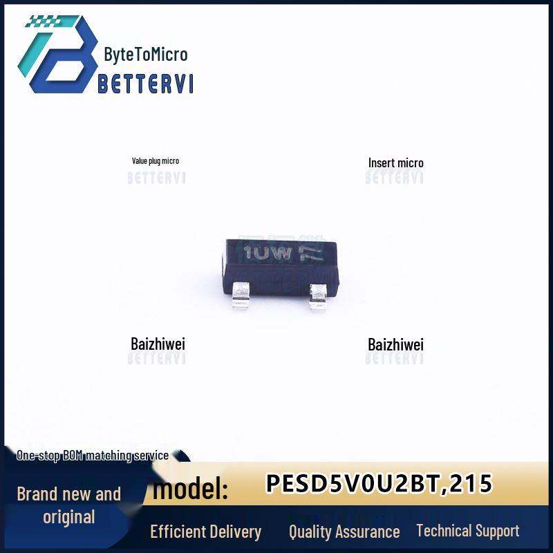 Authentic PESD5V0U2BT,215 SOT-23 TVS/ESD Electrostatic & Surge Protector
Authentic PESD5V0U2BT,215 SOT-23 TVS/ESD Electrostatic & Surge Protector