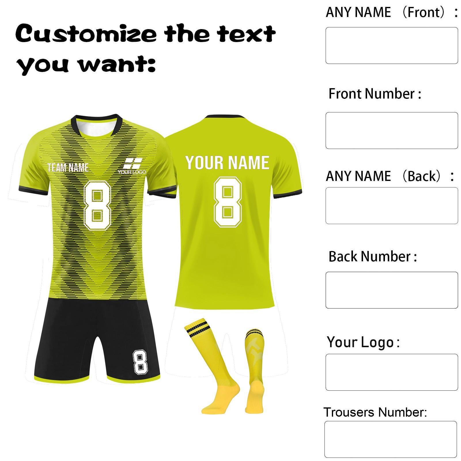 Men s Soccer Jersey Set Breathable Quick-Dry Sportswear Kit with Shorts and Socks for Training & Matches S жовтий
Men s Soccer Jersey Set Breathable Quick-Dry Sportswear Kit with Shorts and Socks for Training & Matches S жовтий