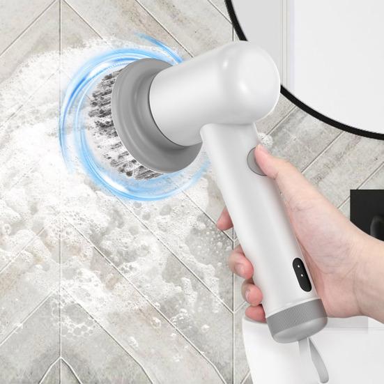Electric Cleaning Brush Cordless Rechargeable Power Scrubber Deep Cleaning Design Scrubber Home Cleaning Gadget білий
Electric Cleaning Brush Cordless Rechargeable Power Scrubber Deep Cleaning Design Scrubber Home Cleaning Gadget білий