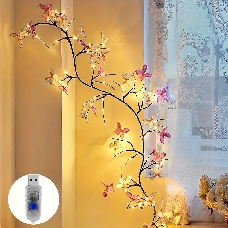 48/96 светодиодов Гирлянда Бабочки Искусственные растения Ветки дерева 8 режимов Настенные светильники Бабочки и цветы Украшение Рождественские подарки 1.6m-48Led
48/96 светодиодов Гирлянда Бабочки Искусственные растения Ветки дерева 8 режимов Настенные светильники Бабочки и цветы Украшение Рождественские подарки 1.6m-48Led