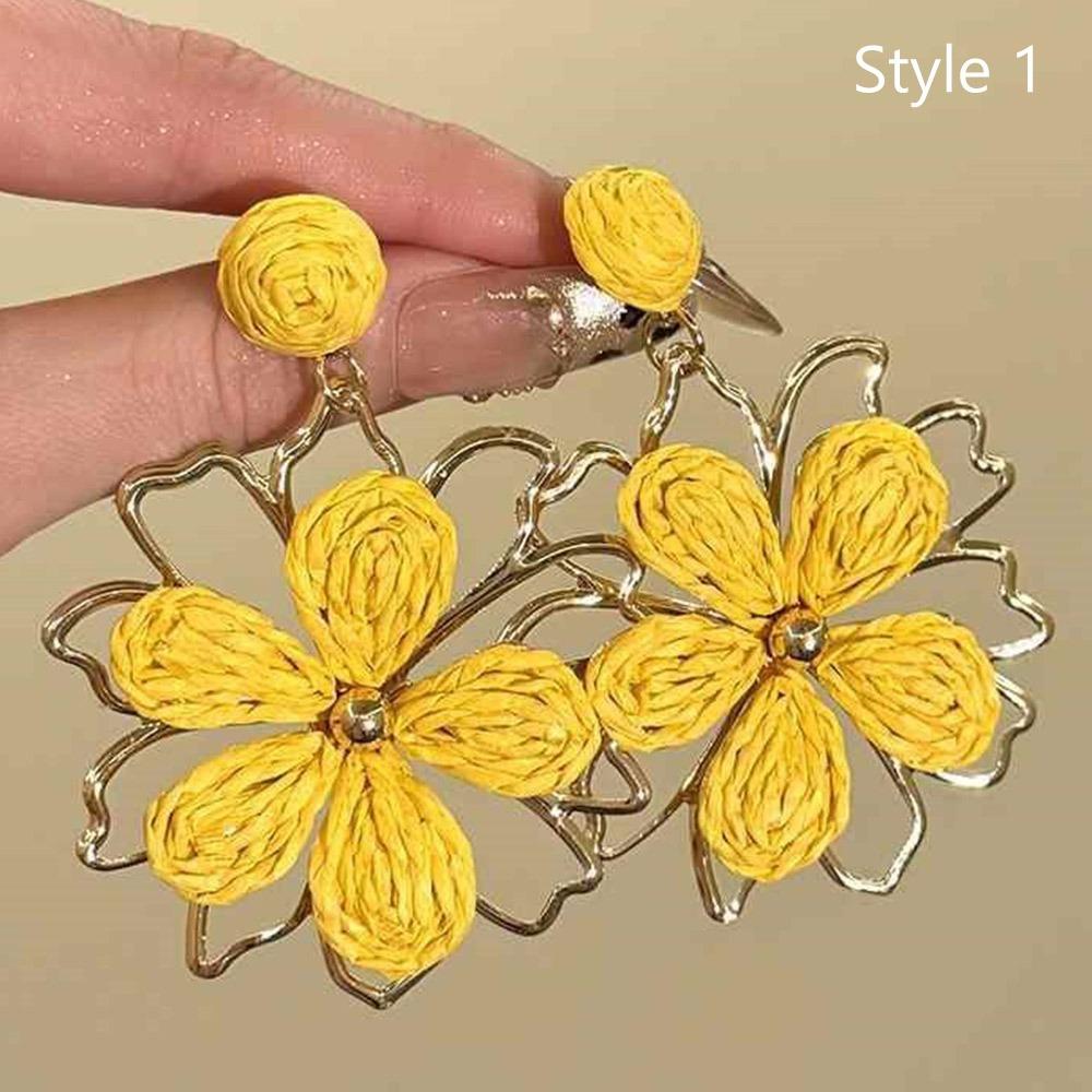 Mori Girl Style Boho Drop Earrings Flower Ear ring Earrings Raffia for Women Ladies Jewelry Gifts Style 1
Mori Girl Style Boho Drop Earrings Flower Ear ring Earrings Raffia for Women Ladies Jewelry Gifts Style 1