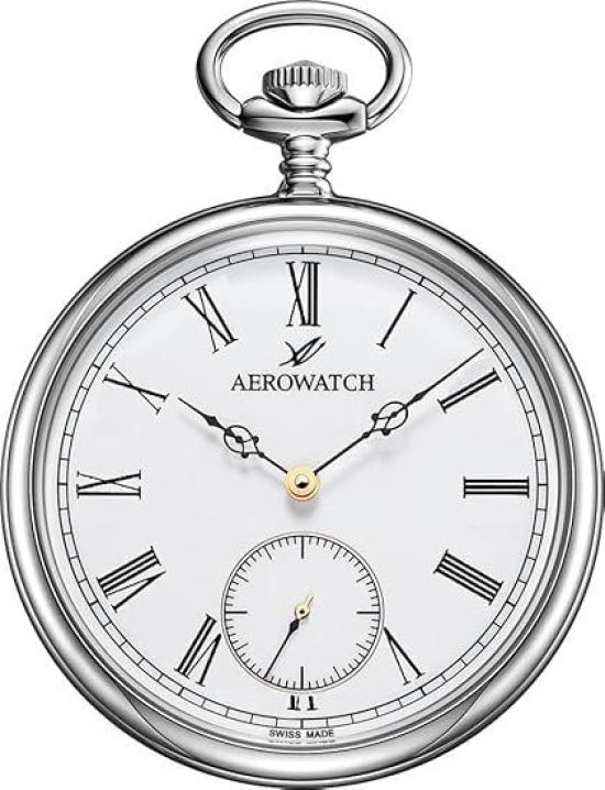Aerowatch Pocket Watch Mechanical Small Second Swiss Made 50832 AA03 Hand-Winding Men s білий
Aerowatch Pocket Watch Mechanical Small Second Swiss Made 50832 AA03 Hand-Winding Men s білий