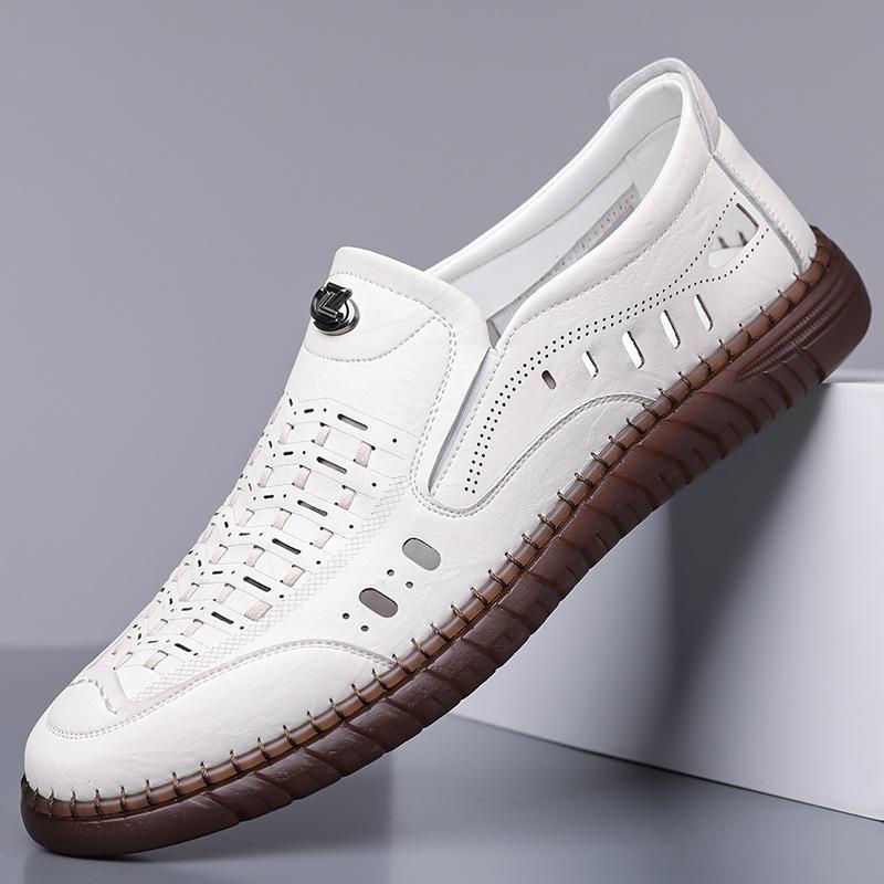 Summer new sandals men s shoes large size casual hollow leather sandals hole soft-soled shoes 2025 38
Summer new sandals men s shoes large size casual hollow leather sandals hole soft-soled shoes 2025 38