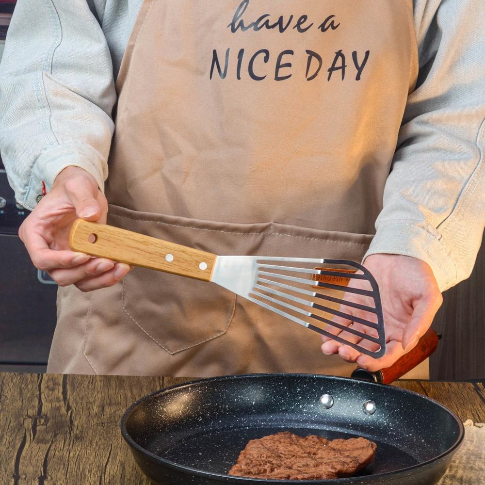 Stainless Steel Fish Frying Shovel Non-Stick Slotted Turner Kitchen Cooking Utensils Kitchen Tools S
Stainless Steel Fish Frying Shovel Non-Stick Slotted Turner Kitchen Cooking Utensils Kitchen Tools S