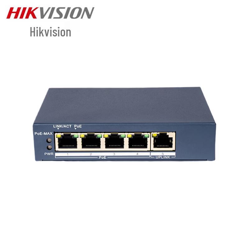 Hikvision DS-3E1505P-60W-E V4 4-Port POE Managed Switch
Hikvision DS-3E1505P-60W-E V4 4-Port POE Managed Switch