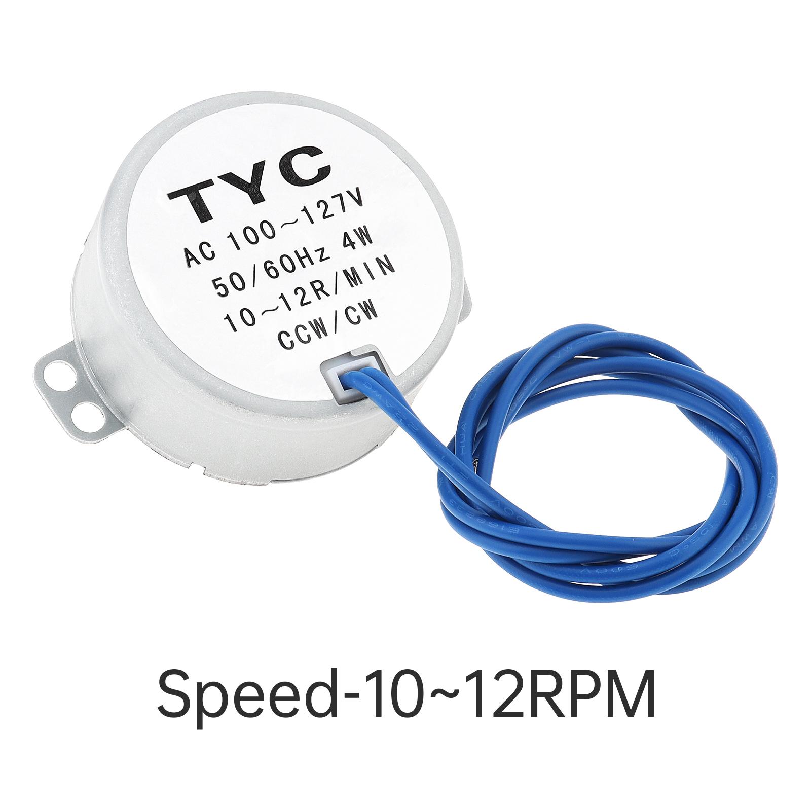 Синхронний двигун TYC50 / 50TYZ / TYJ50 змінного струму 100-127 В 4 Вт з постійними магнітами, що обертаються за/проти годинникової стрілки, для стійки для дисплеїв / стенду для тряски / підтримки PTZ 10~12RPM
Синхронний двигун TYC50 / 50TYZ / TYJ50 змінного струму 100-127 В 4 Вт з постійними магнітами, що обертаються за/проти годинникової стрілки, для стійки для дисплеїв / стенду для тряски / підтримки PTZ 10~12RPM