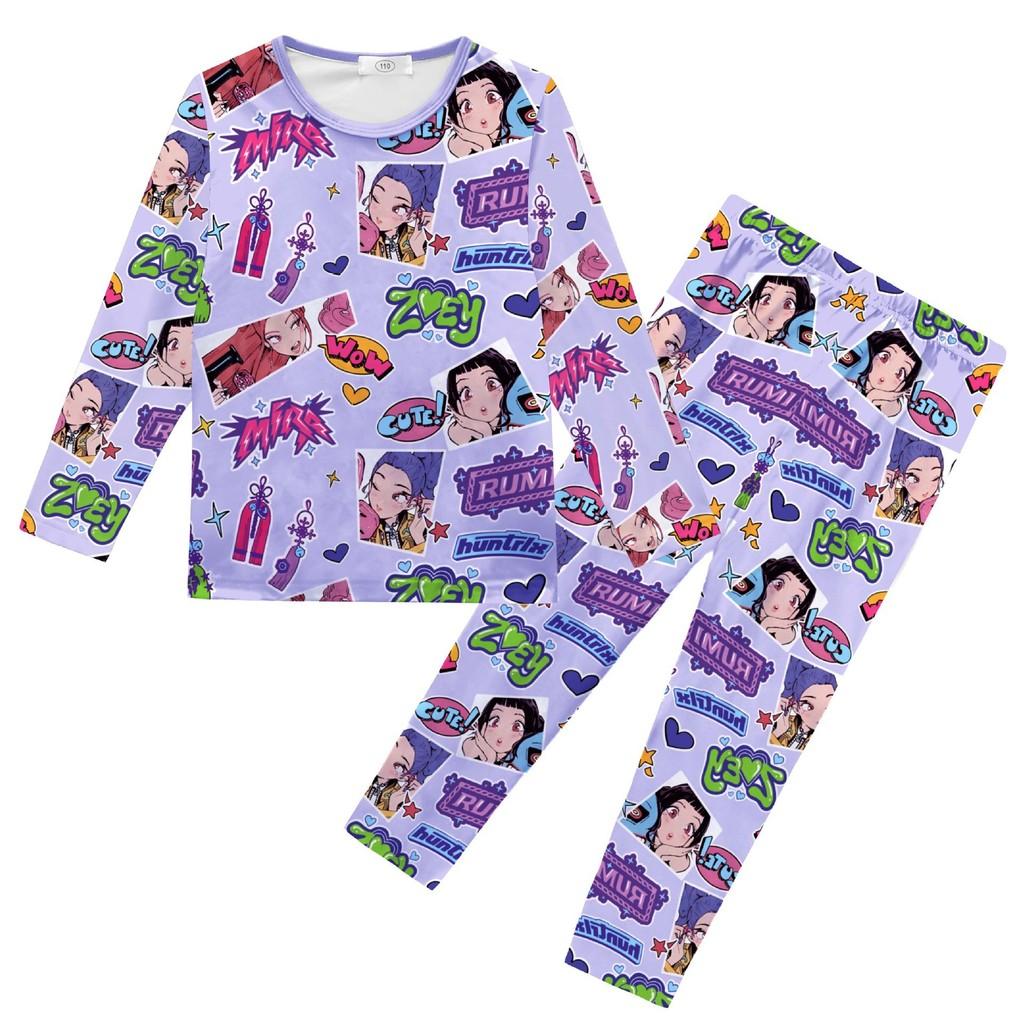 Kids Girls K-POP Rumi Mira Zoey Print Long Sleeves T-Shirt Top Pants Trousers Pajamas Sleeping Sleepwear Sets 110cm
Kids Girls K-POP Rumi Mira Zoey Print Long Sleeves T-Shirt Top Pants Trousers Pajamas Sleeping Sleepwear Sets 110cm