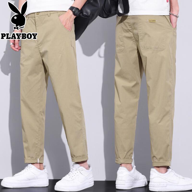 PLAYBOY Men s Ice Silk Loose Straight Casual Pants 30 (2 3 waist)
PLAYBOY Men s Ice Silk Loose Straight Casual Pants 30 (2 3 waist)