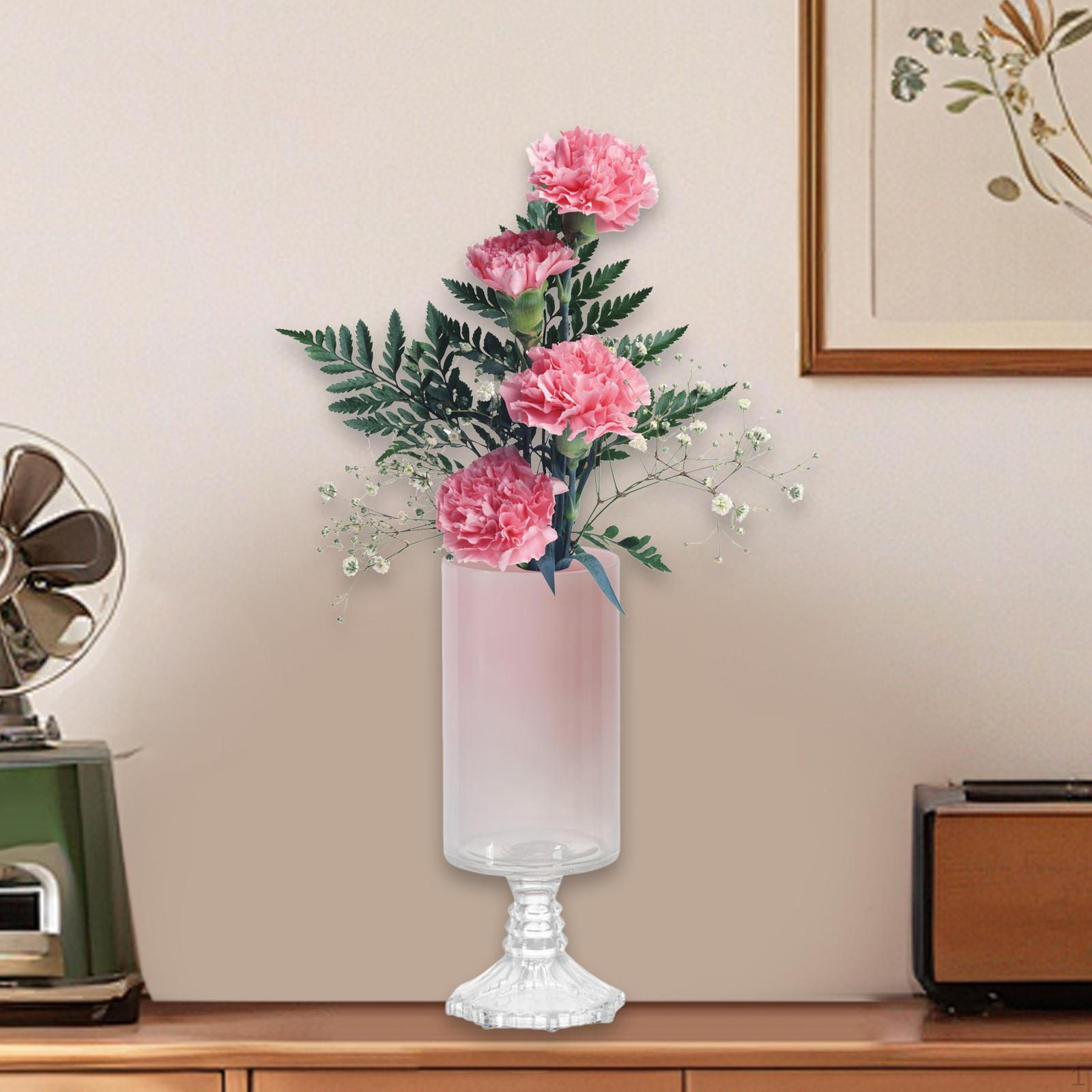 Collectible Glass Flowerpot Ornament for Tabletop Cafe Living Space рожевий
Collectible Glass Flowerpot Ornament for Tabletop Cafe Living Space рожевий