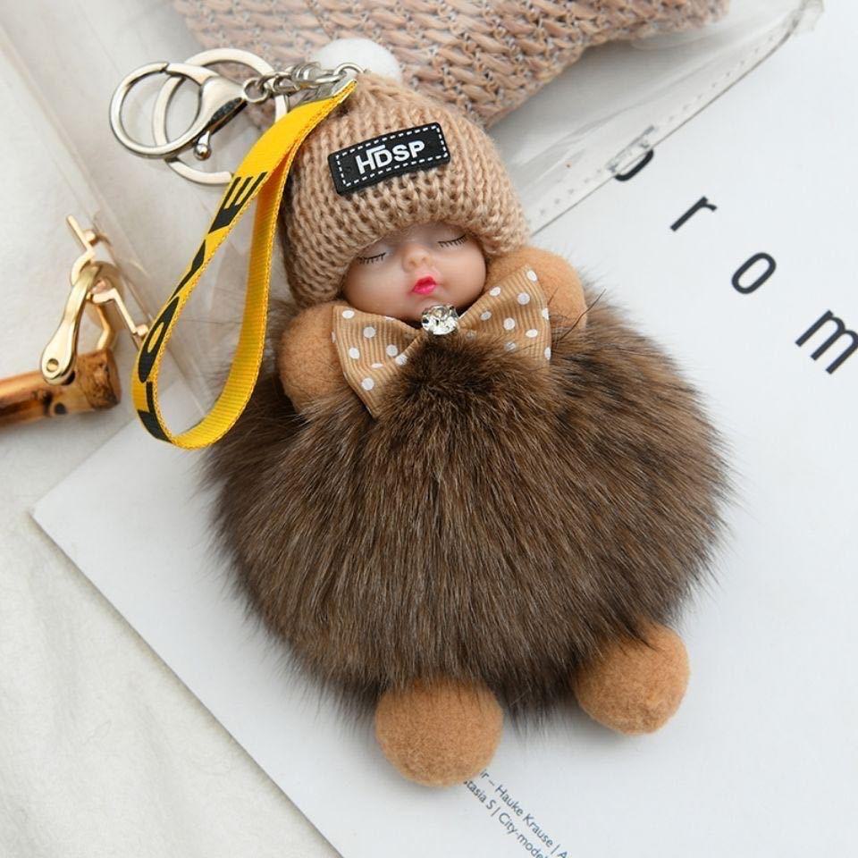 Брелок для спящей куклы из натурального меха лисы
Брелок для спящей куклы из натурального меха лисы