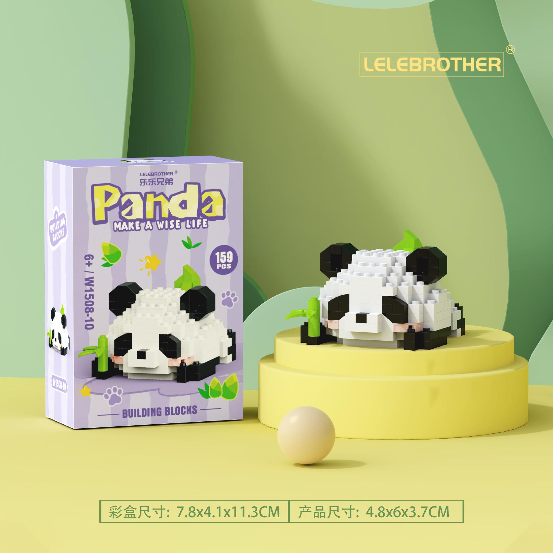 Building Blocks Panda Toy Miniature Construction Set 159 Pieces Compatible with Educational DIY Assembly for Kids and Collectors One Size
Building Blocks Panda Toy Miniature Construction Set 159 Pieces Compatible with Educational DIY Assembly for Kids and Collectors One Size