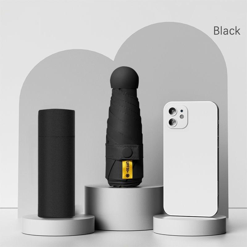 UPF50+ Мини-капсульный складной зонт из винила, портативный зонт от солнца и дождя, УФ-защитный козырек, небольшой карманный зонтик для двойного использования чёрный
UPF50+ Мини-капсульный складной зонт из винила, портативный зонт от солнца и дождя, УФ-защитный козырек, небольшой карманный зонтик для двойного использования чёрный