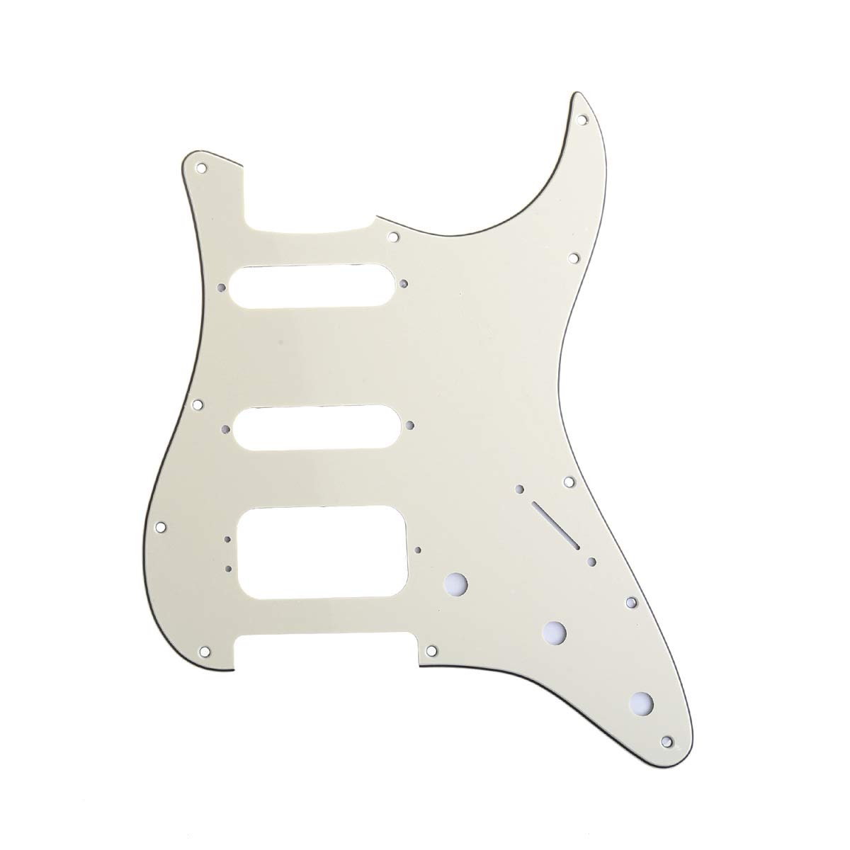 Musiclily Pro 11 Hole HSS Strat Pick Guard for Stratocaster Electric Guitar Humbucker Mounting Open Pickup 3 3 Ply Cream American/Mexican Screws,
Musiclily Pro 11 Hole HSS Strat Pick Guard for Stratocaster Electric Guitar Humbucker Mounting Open Pickup 3 3 Ply Cream American/Mexican Screws,