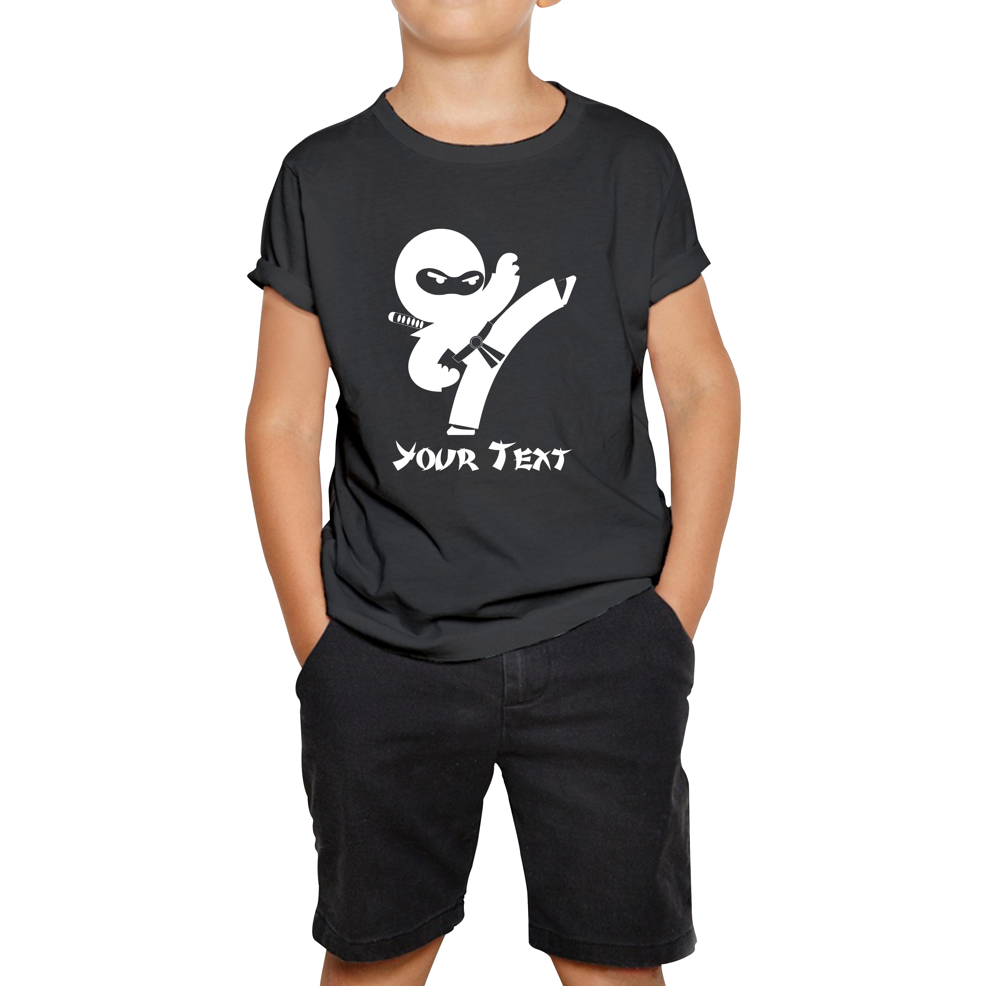 Personalised Ninja Your Name Retro Ninja Warrior Martial Arts Judo Karate Kids Tee 160
Personalised Ninja Your Name Retro Ninja Warrior Martial Arts Judo Karate Kids Tee 160