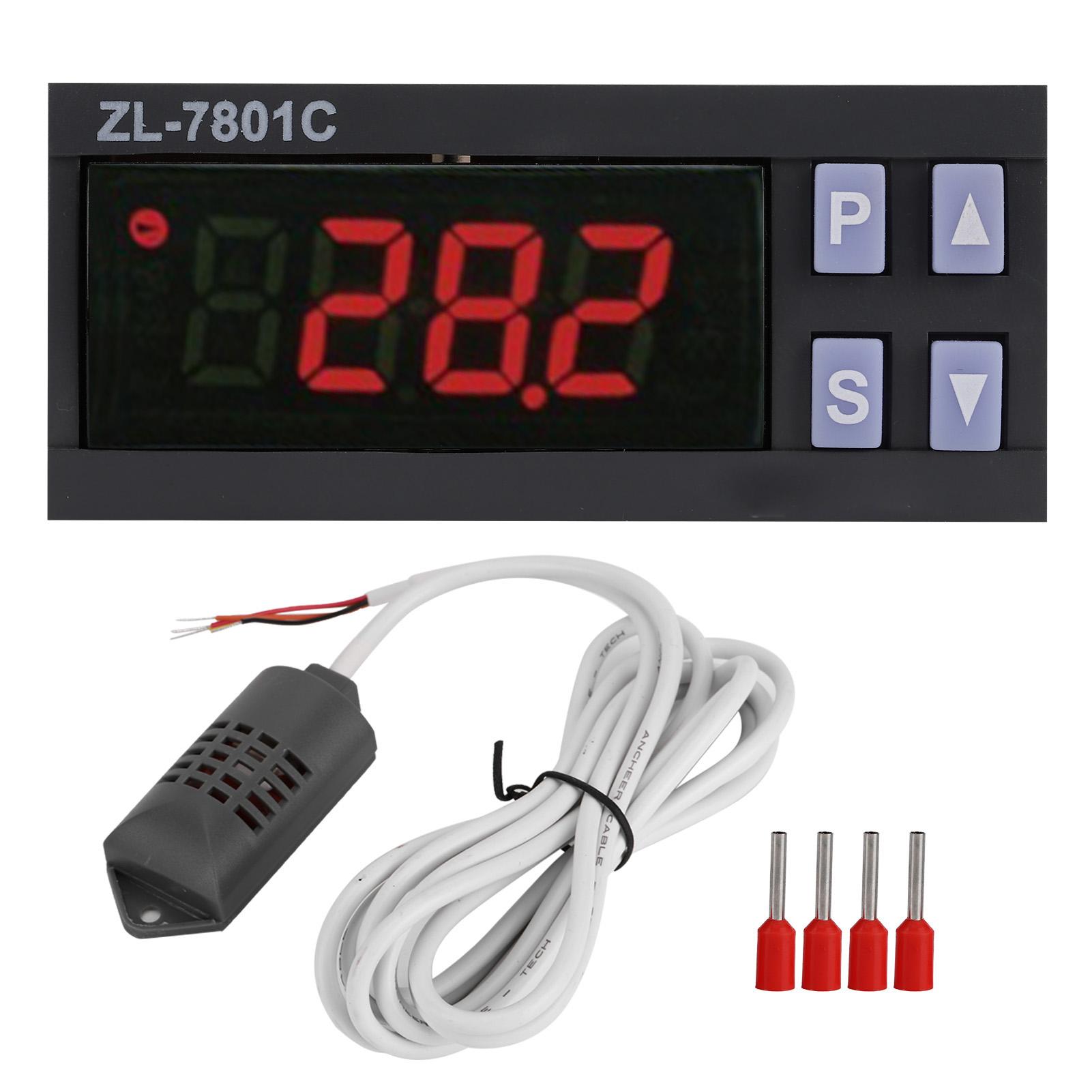 HighAccuracy Smart LCD Temperature Humidity Controller Thermostat for Incubator 100240V
HighAccuracy Smart LCD Temperature Humidity Controller Thermostat for Incubator 100240V